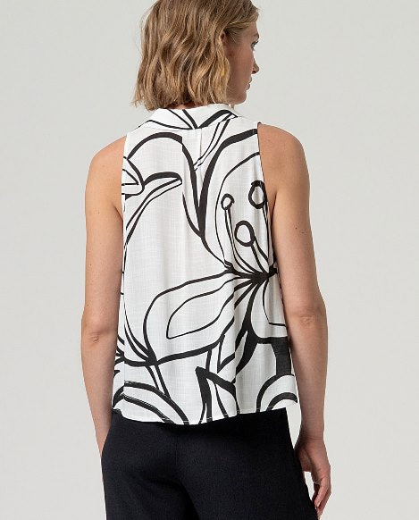 Camicia donna smanicata